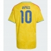 Tanie Strój piłkarski Kolumbia James Rodriguez #10 Koszulka Podstawowej dla damskie MŚ 2026 Krótkie Rękawy